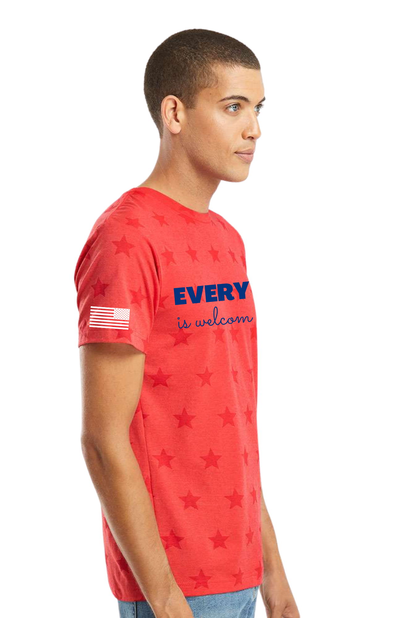 ADULT Fourth of July Shirt (RED VINTAGE STAR) - LIMITED EDITION