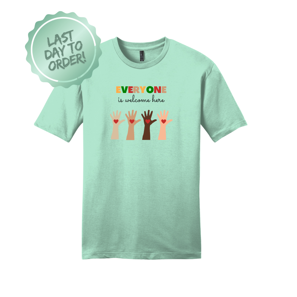 MAY SHIRT OF THE MONTH - LIMITED EDITION - ADULT Short Sleeve Shirt (MINT) - Everyone Is Welcome Here