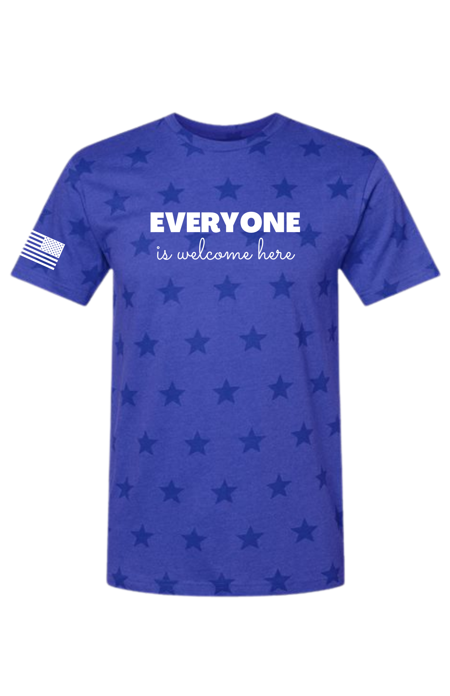 ADULT Fourth of July Shirt (BLUE VINTAGE STAR) - LIMITED EDITION
