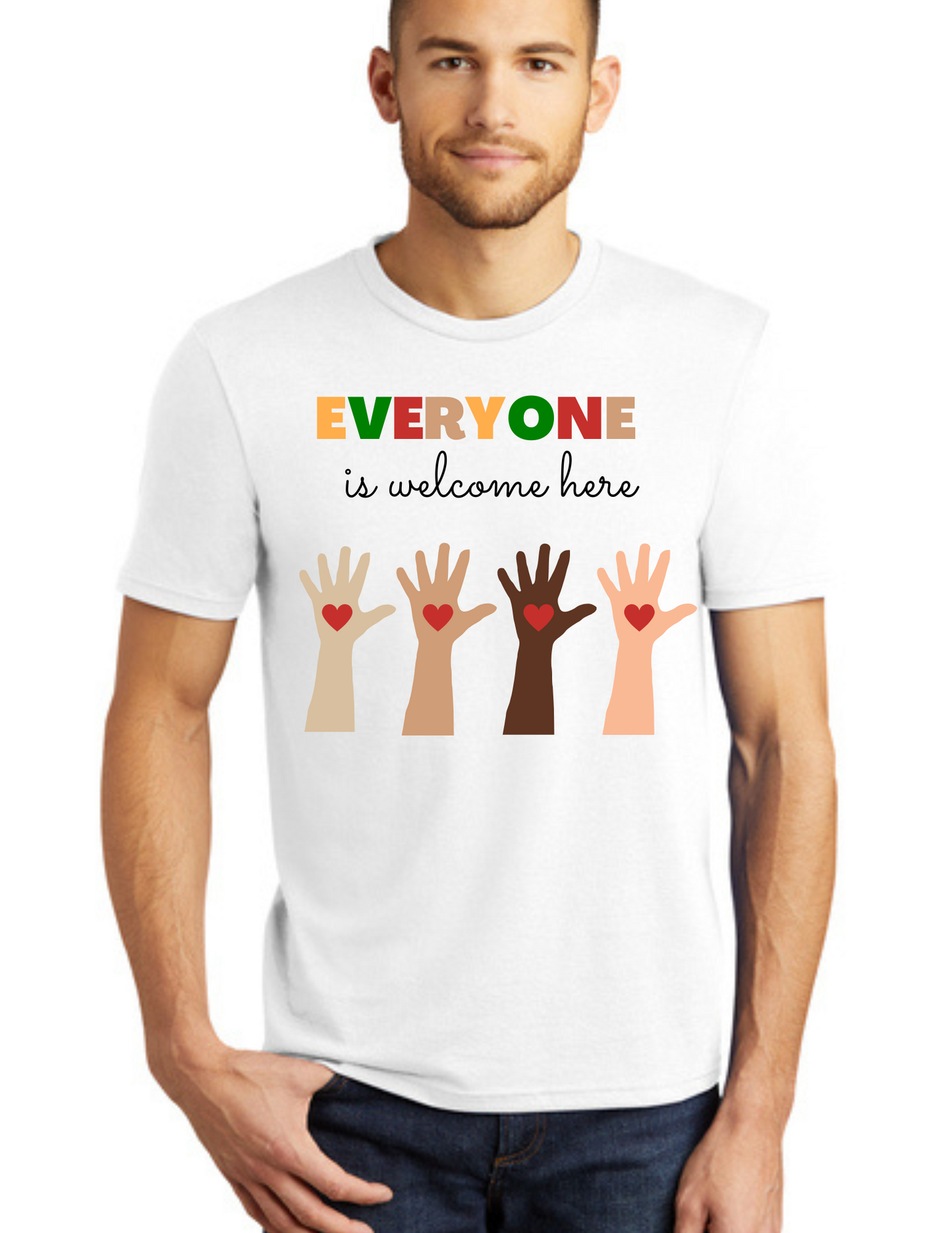 ADULT - The Everyone Is Welcome Here Shirt