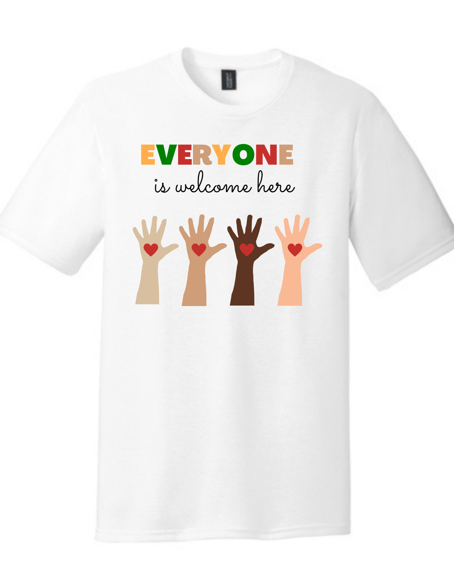 Donate a Shirt - The Everyone Is Welcome Here Donation Shirt.