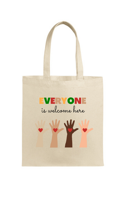 Tote Bag "Natural" - Everyone Is Welcome Here